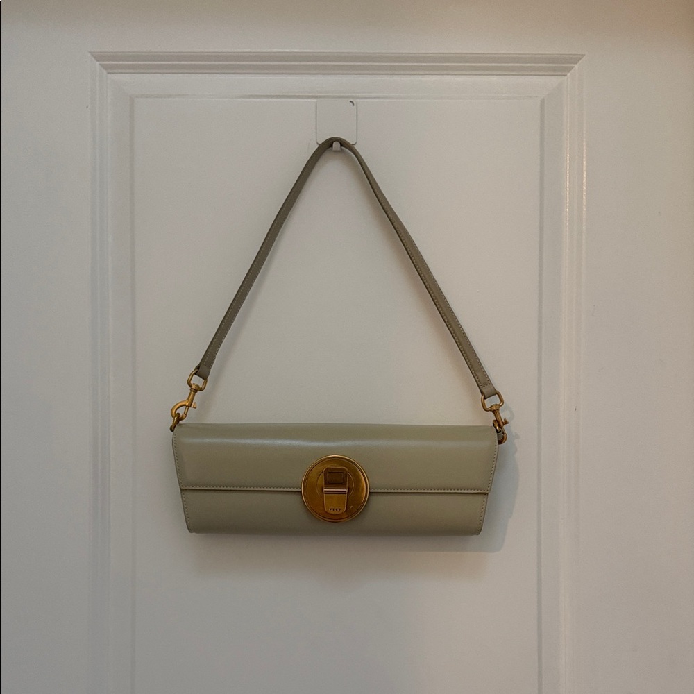 Peco Elegant Beige Clutch Bag